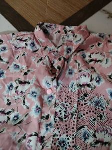 Floral Print Top &amp; Pants Set