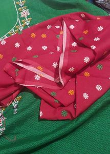 Green  Kurti Pant Fabric