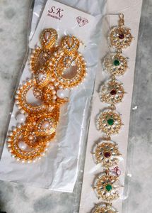 Free Matha Patti With Jewellery Set