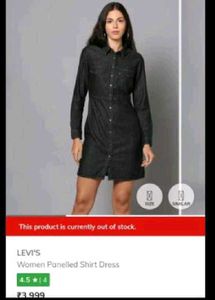 Levis shift Style Shirt Dress