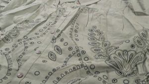 New Green Printed Kurta Set