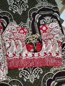 Heavy Work Bridal Wear Saree