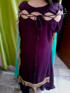 Punjabi  Off Shoulder  Suite