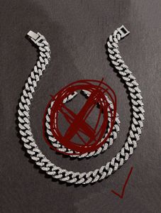 Link Chain Necklace with Rhinestone Anti Tarnish