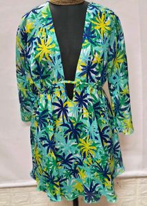 Beach Wear Floral Dress Free Size