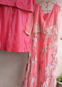 sale!bridal lehanga with shining skirt inner n ja
