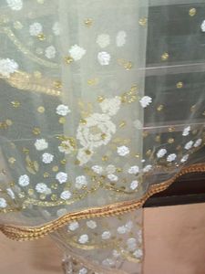 Embroidered Tulle Skirt