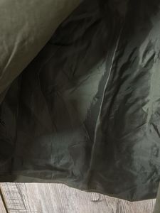 Elegant Olive Green Trench Coat