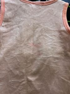 Peach Velvet Tank Top