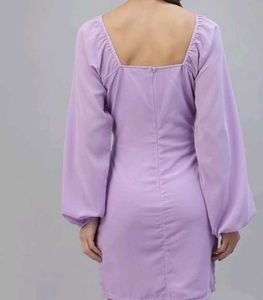 Lavender Mini Dress