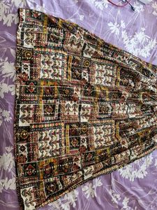 Patterned Ethnic Dress