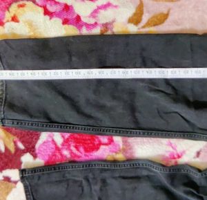 Black Straight Leg Jeans