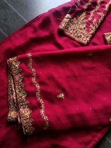 Elegant Pink Embroidered Kurta Set