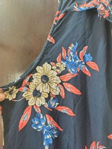 Floral Print Dress, Front Button Shrug Pattern
