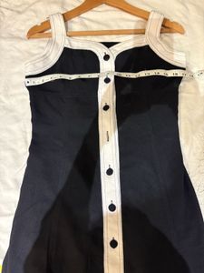 Vintage Black &amp; White Mini Dress
