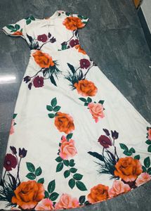 Floral Print Maxi Dress