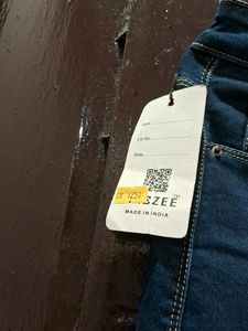 Denim Button-Front Skirt