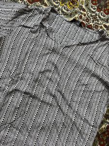 Striped V-Neck Short Kurti | XXL