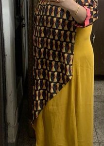 Ethnic One Piece Layered Dress