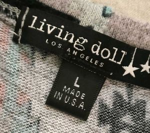 Patterned Long Sleeve wool sweater top