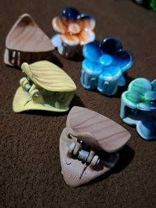 Hair Claw Clips - Set of 6