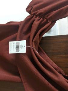 Stylish Brown Off-Shoulder Top