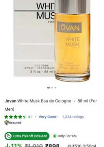 Jovan White Musk Cologne 3 fl oz