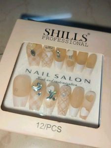 Nude Nails With Stones