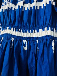 Summer Trendy Blue Dress Unused