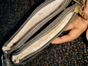 Vintage Black Crossbody Bag