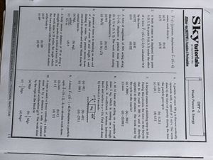 Physics DPP JEE Main And Advanced