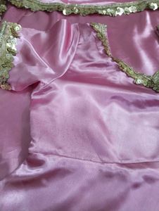 Baby Pink Satin Gown