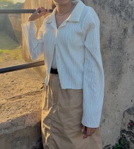 Imported Korean Crop Shirt