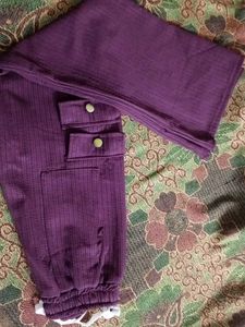 Purple Cargo Pants
