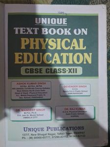 Physical Education Unique CBSE CLASS 12TH