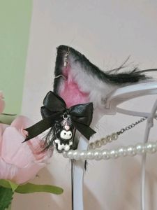 Kuromi Cat Ears 🖤🎀✨️