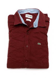 Stylish Lacoste Slim Fit Shirt – Maroon Colour