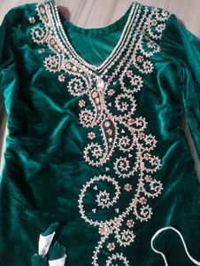 New Dress Hand Zari Work Embroidery Wor