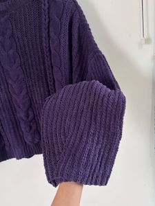 Purple Knit Sweater