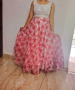 Organza Skirt And Top