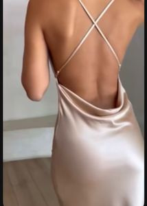 Satin Maxi Dress