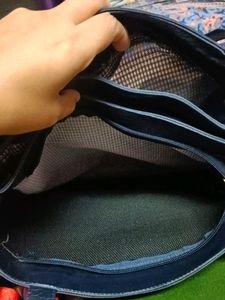 Totally New Ribbon With 4 Chains Bag