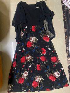 Elegant Floral Ethnic Gown