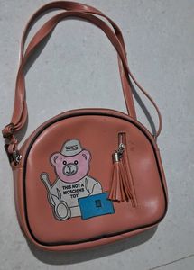 Peach Sling Bag