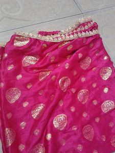 Pink Banarasi Dupatta