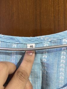 Chikankari Blue Kurta