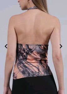 Printed Halter Top