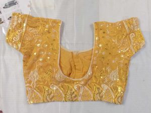 Very Beautiful Haldi Ceremony Blouse