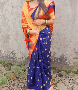 Elegant Blue Saree