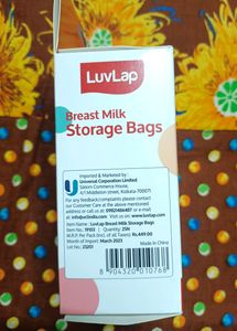 Luvlap Breast Milk Storage Bags